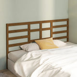 Bed Headboard Honey Brown 186x4x104 cm Solid Wood Pine 818158