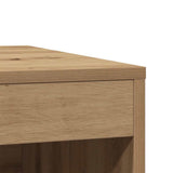 Cat Litter Box Enclosure Artisian Oak 47x59x42 cm Engineered Wood 857768