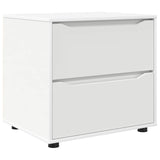 Storage Cabinet 60 x 48 x 57 cm Engineered Wood White 888827