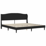 Bed Frame with Headboard Black 180 x 200 cm Faux Leather 42027872