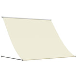 Retractable Awning Cream 200x150 cm Fabric and Steel 368759