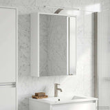 Bathroom Mirror Cabinet White 43 x 16 x 62.5 cm Engineered wood 889143