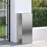 Parcel Drop Box Silver 47.5 x 38 x 59 cm Stainless Steel 874937
