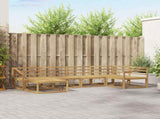 Outdoor Sofa Set 6 pcs White 325 x 166.5 x 73 cm 3386703