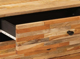 Bed cabinet with Drawer Brown 50 x 33 x 62 cm Solid Mango Wood 4018305