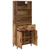 Highboard Old Wood 69.5 x 34 x 180 cm Engineered Wood 3415733