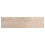 Rug Runner MARSA Beige 100 x 450 cm Polyester and PVC 42023096