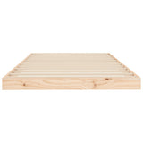 Bed Frame without Mattress 100x200 cm Solid Wood Pine 823454