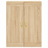 Wall Mounted Cabinet Sonoma Oak 69.5x34x90 cm Engineered Wood 835013
