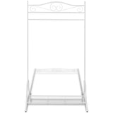 Clothing Rack White Steel 242999