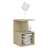 806353 Bedside Cabinets 2 pcs Sonoma Oak 35x35x55 cm Engineered Wood
