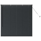Venetian Blinds Black 130 x 125 cm Aluminium 42006127