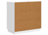 Sideboard High Gloss White 66 x 34.5 x 87 cm Engineered Wood 895329