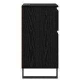 Sideboard with Drawer Black oak 35 x 40 x 70 cm Engineered wood 881770