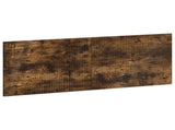 Wall-Mounted Headboard HAARLEM Smoked Oak Engineered Wood 896960