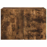TV Wall Cabinet Smoked Oak 59.5 x 31 x 40 cm Engineered Wood 892339