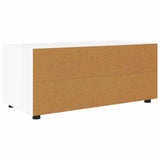 TV Cabinet High Gloss White 100 x 48 x 43 cm Engineered Wood 888931