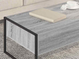 Coffee Table Grey Sonoma 100 x 46 x 40 cm Engineered Wood 886447