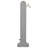 Garden Tanker with Faucet Light Grey Stone Look 316183