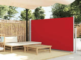 Patio Retractable Side Awning 170x300 cm Red 48367