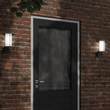 Outdoor Wall Lights 2pcs Black Stainless Steel 4006289