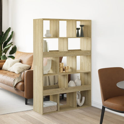 Room Divider Sonoma Oak 100x33x156.5 cm Engineered Wood 3309530