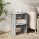 Side Cabinet 2 pcs Grey Sonoma 40 x 50 cm Engineered Wood 899829