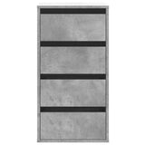 Corner Chest of Drawers Concrete Grey 40x41x76 cm Engineered Wood 852864