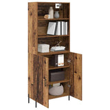 Highboard Old Wood 69.5 x 32.5 x 180 cm Engineered Wood 3415631