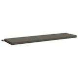 2-Piece Bench Cushions SOEST 2 pcs 100% Polyester Grey 949043