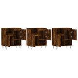 Sideboards 3 pcs Smoked Oak Engineered Wood 3190154