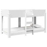Bunk Bed for Kids White 90 x 190 cm Engineered Wood 3410531