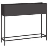Raised Garden Planter Black 100 x 26 x 82 cm Steel 865876