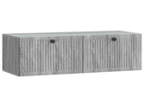 Wall-Mounted TV Cabinet Grey Sonoma 78.5 x 31 x 30 cm 898041