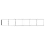 Raised Garden Bed Anthracite 600 x 80 x 55 cm cold-rolled steel 8006455