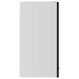 Hanging Glass Cabinet Lyon Black 60x31x60 cm Engineered Wood 802522