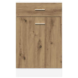 Drawer Bottom Cabinet Lyon Artisan Oak 40x46x81.5 cm Engineered Wood 856084