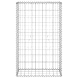 Gabion Wall with Covers Galvanised Steel 60x30x100 cm 147811