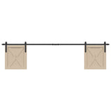 Sliding Cabinet Door Kit 213 cm Carbon Steel 4009669