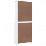Highboard ALTA White 77x35x188 cm Solid Wood Pine 3187776
