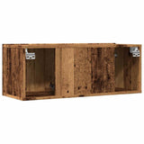 TV Cabinets Wall-mounted 2 pcs Old Wood 80x30x30 cm 857015