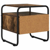 Bedside Cabinet Smoked Oak 40 x 39.5 x 40 cm Engineered Wood 8007675