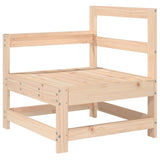 Garden Sofa Set Natural Pine Solid Pine Wood Modular 3250748