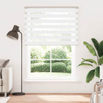 ZNTS Zebra Blind White 165x200 cm Fabric Width 160.9 cm Polyester 4014794