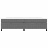 Bed Frame with Mattress Light Grey 200 x 200 cm Fabric 3399140