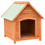 ZNTS Dog House Solid Pine & Fir Wood 72x85x82 cm 170639