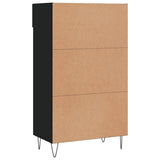 Shoe Cabinet Black 60x35x105 cm Engineered Wood 829605