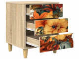 Bedside Cabinet GENNEP 2 pcs Sonoma Oak 36 x 33 x 60 cm 8007282