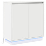 LED Sideboard for White 71 x 34.5 x 75 cm Engineered Wood 869642