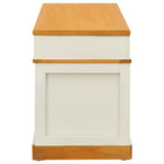 Storage Bench Solid Paulownia Wood 100 cm 240803
